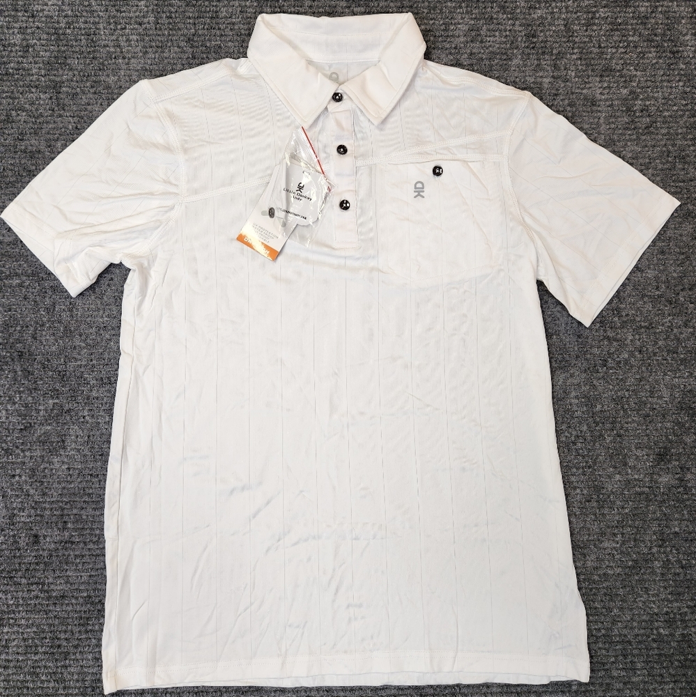 Little Donkey Andy Men's Medium White Golf Tennis Nylon Blend NWT